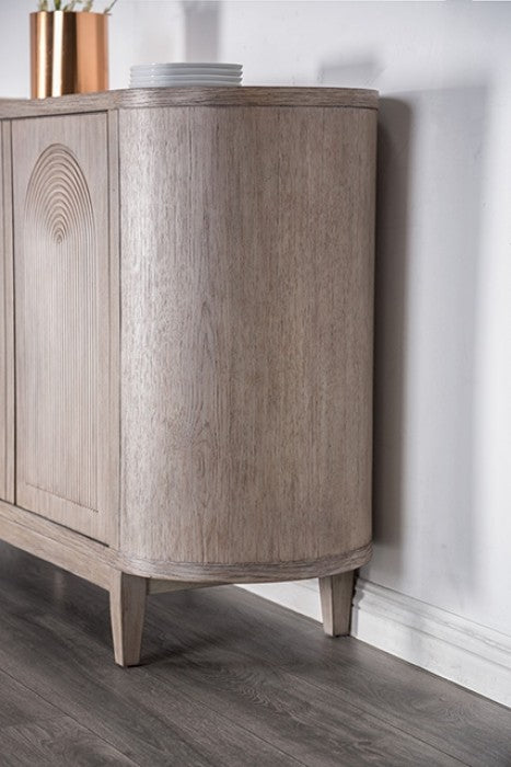 Sterling West White Oak Server by Furniture of America at Eve Furniture
