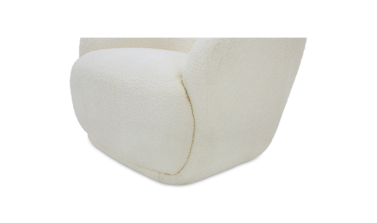Stevie Lounge Chair Cream by Moe's Home at Eve Furniture