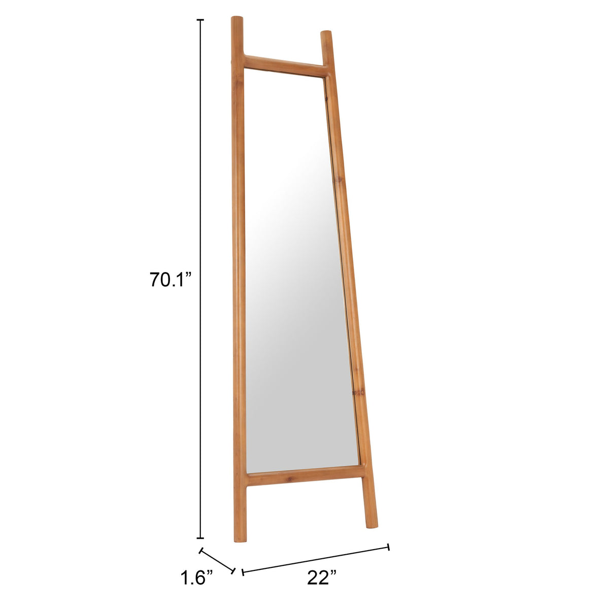 Stiga Mirror Natural by Zuomod at Eve Furniture
