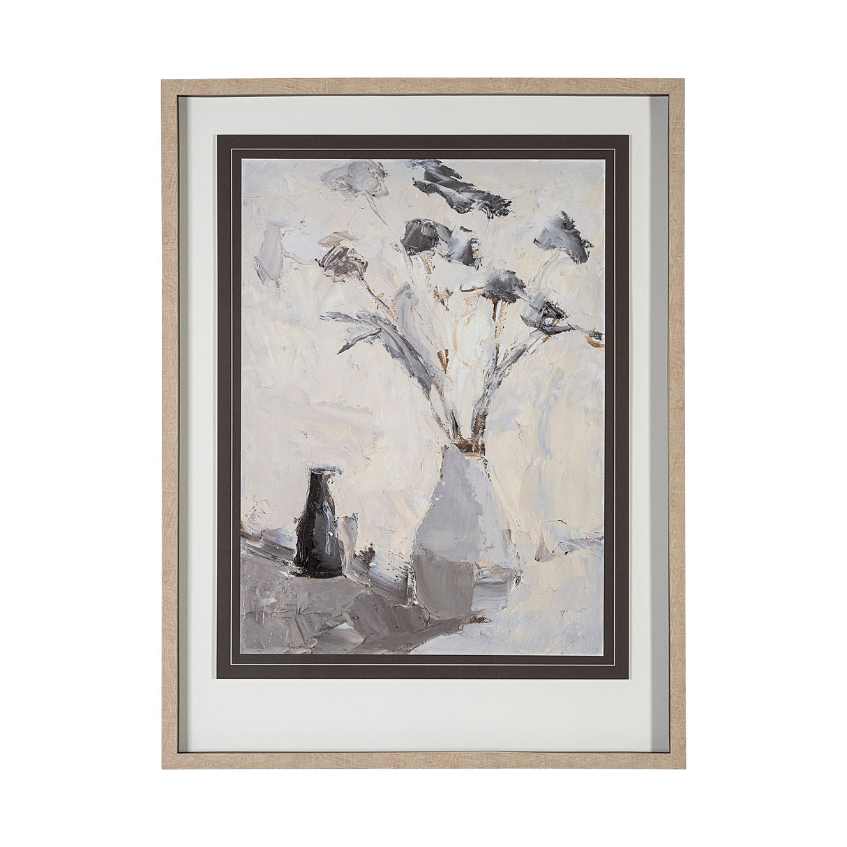 Still Life by Julie Devine a Hand Embellished Textured Framed Art Print Matted under Glass by Mercana at Eve Furniture