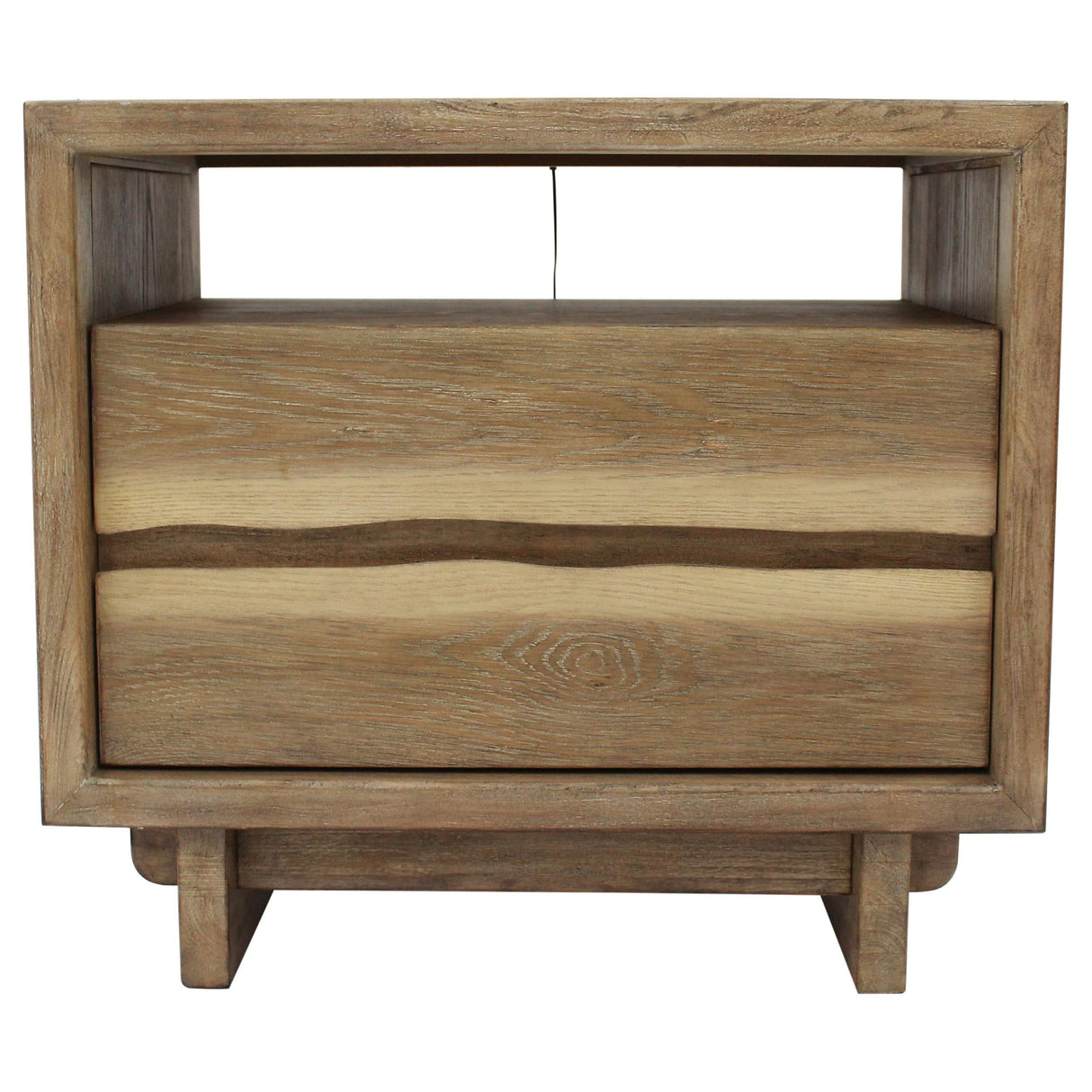 Stillwater Weathered Oak 2-drawer Nightstand by Coaster at Eve Furniture