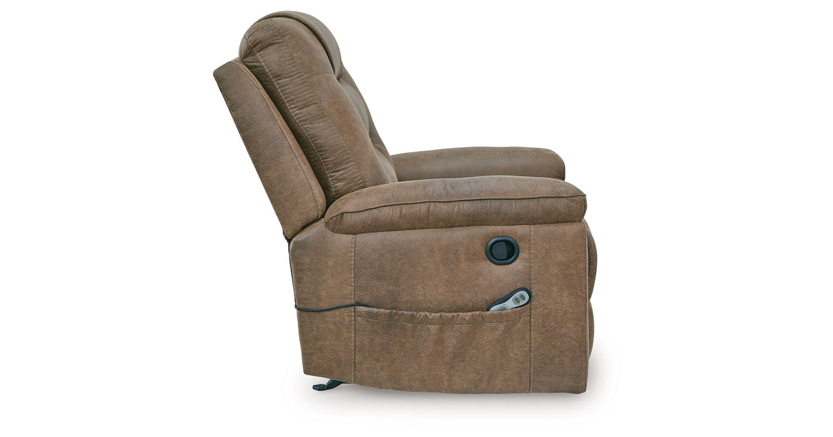 Stockworth Earth Recliner by ASHLEY FURNITURE at Eve Furniture