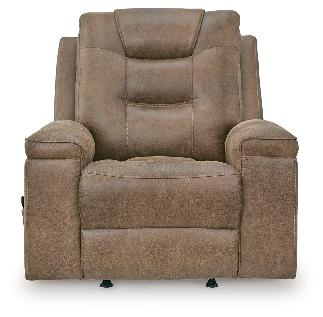 Stockworth Earth Recliner by ASHLEY FURNITURE at Eve Furniture