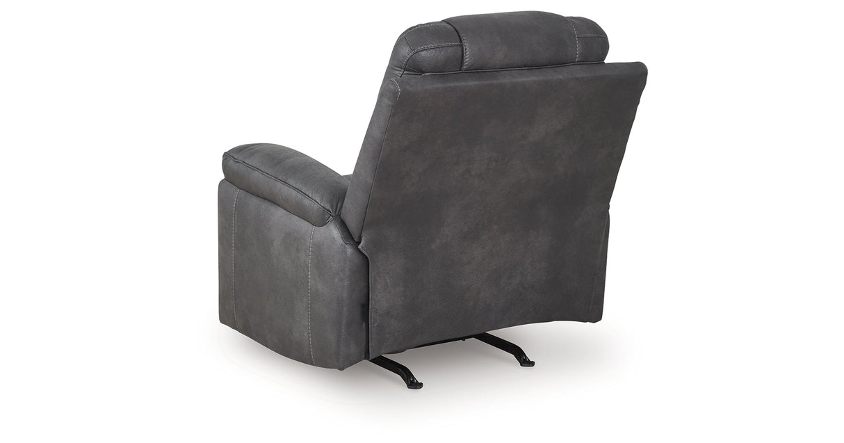Stockworth Granite Recliner by Ashley at Eve Furniture