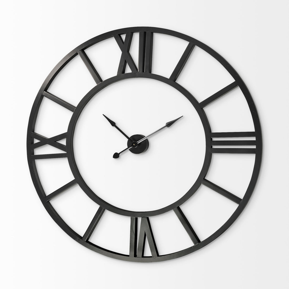 Stoke Round Giant Oversized Industrial Wall Clock by Mercana at Eve Furniture