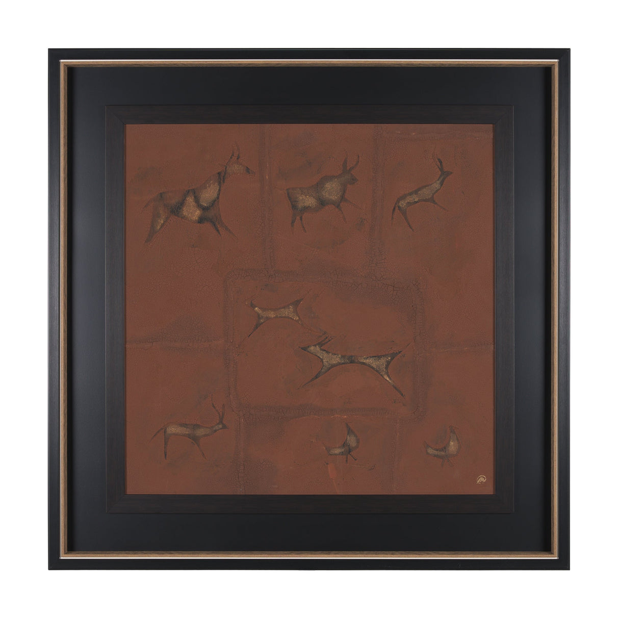 Stone Age II by Studio M a handmade Original Framed Artwork under Glass by Mercana at Eve Furniture