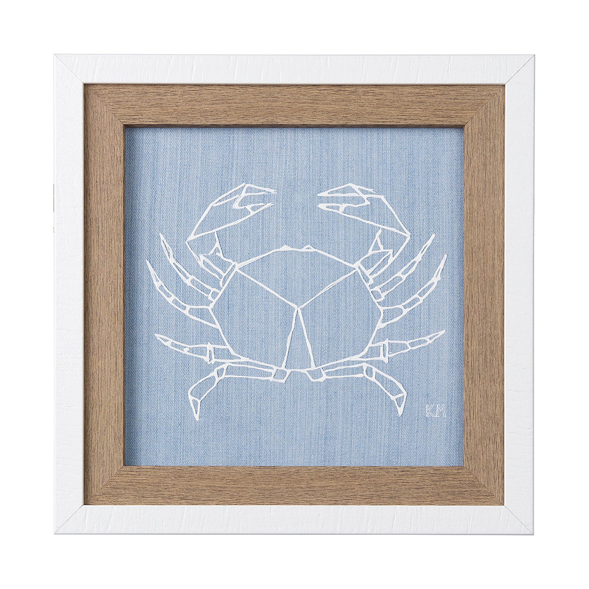 Stone Crab II by Mercana Studio a Hand Embellished Textured Framed Art Print by Mercana at Eve Furniture