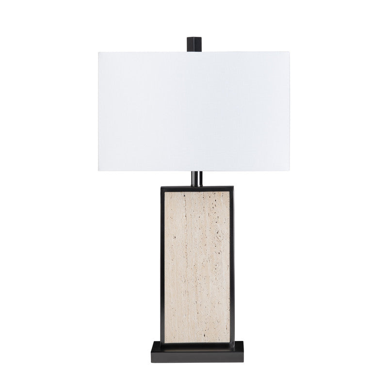 Stonehurst Beige/Bronze Table Lamp by Crestview at Eve Furniture