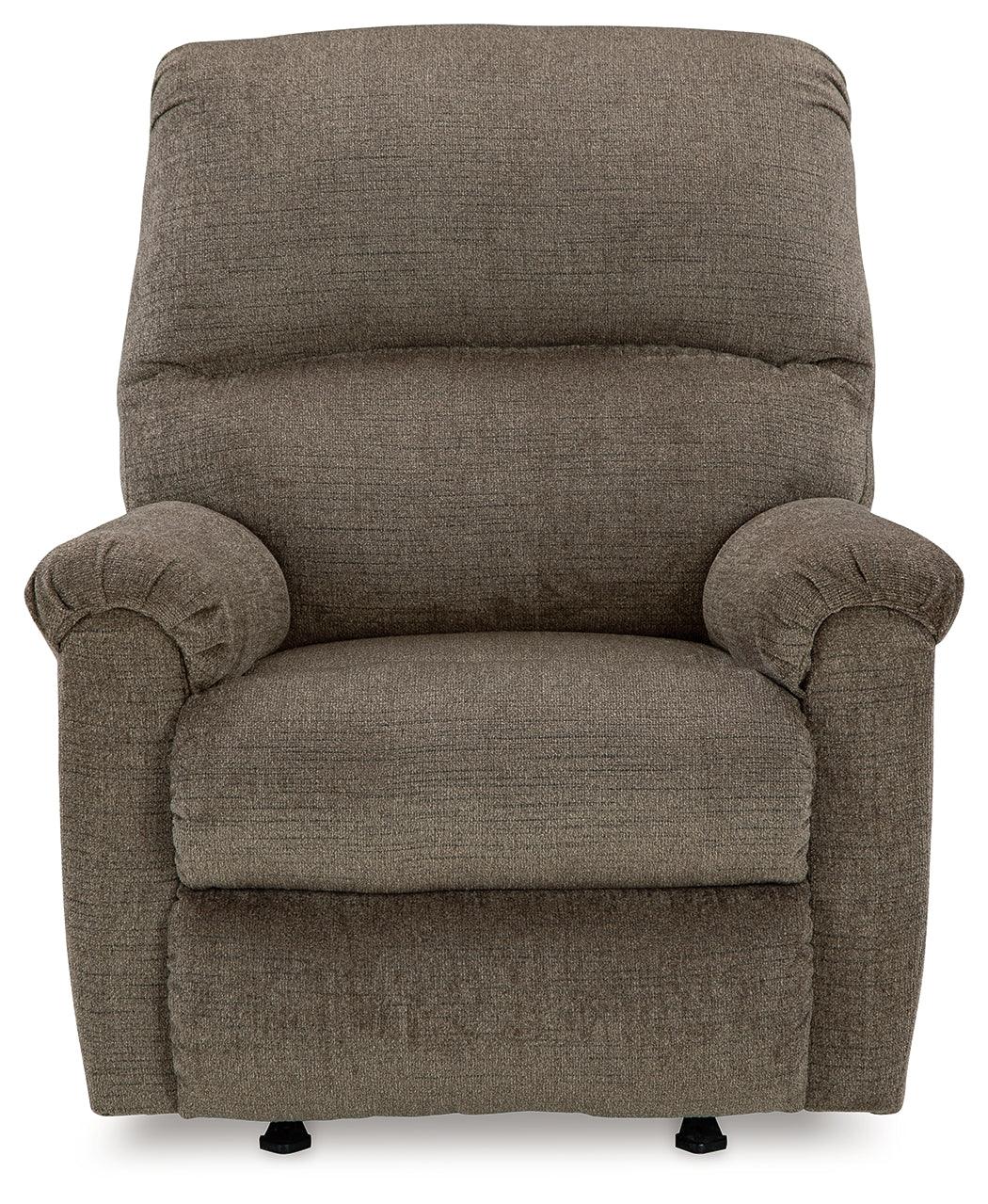 Stonemeade Nutmeg Manual Rocker Recliner by Ashley at Eve Furniture