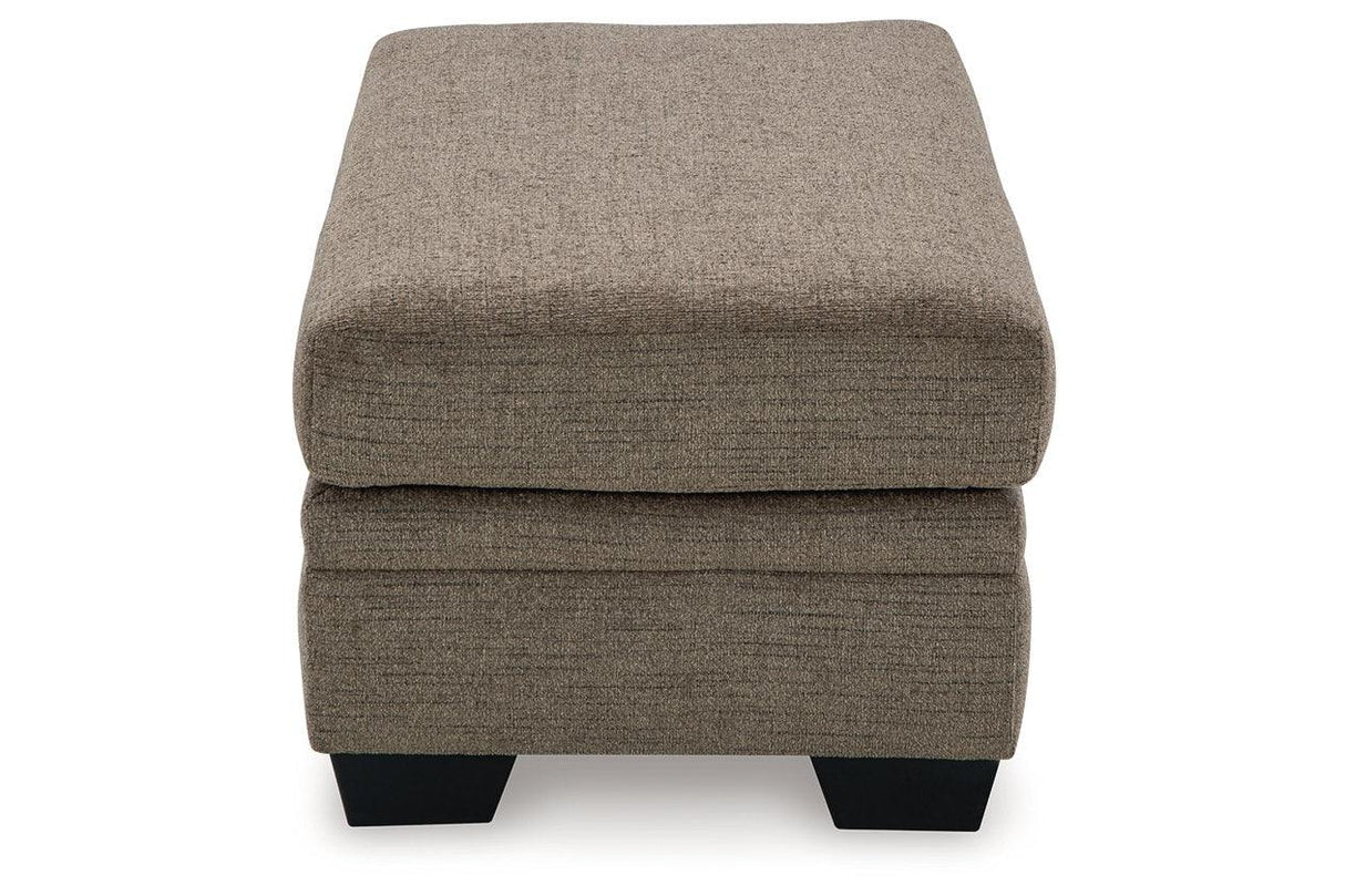 Stonemeade Nutmeg Oversized Chair and Ottoman by Ashley at Eve Furniture