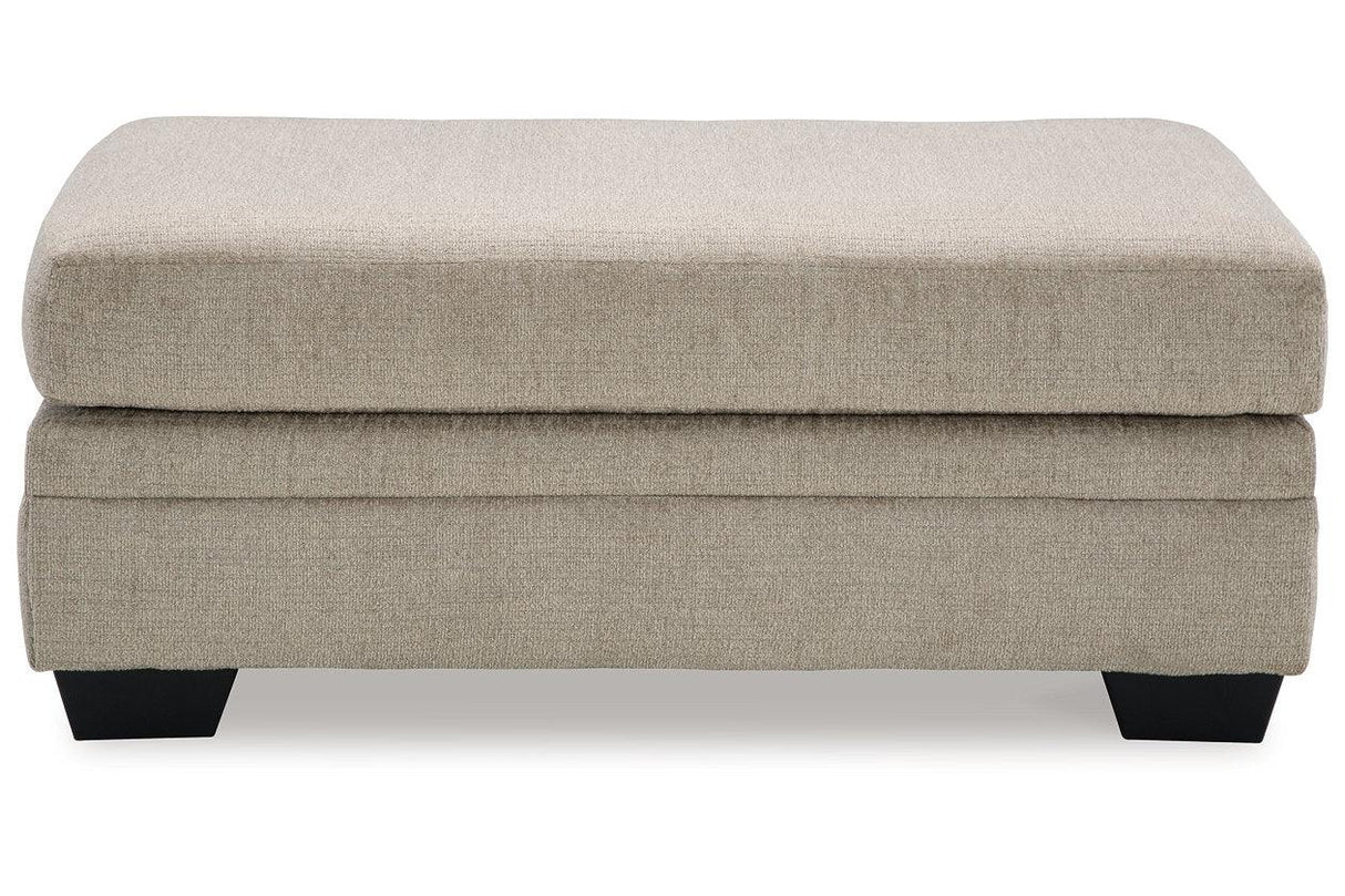 Stonemeade Taupe Oversized Chair and Ottoman by Ashley at Eve Furniture