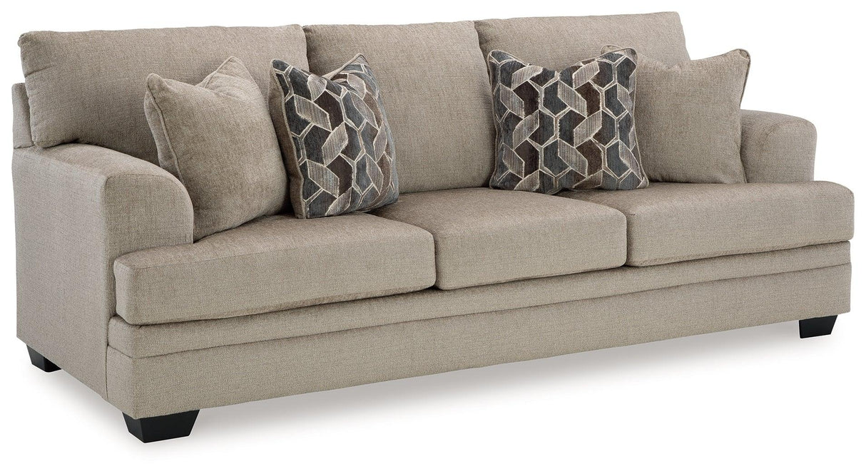 Stonemeade Taupe Queen Sofa Sleeper by Ashley at Eve Furniture