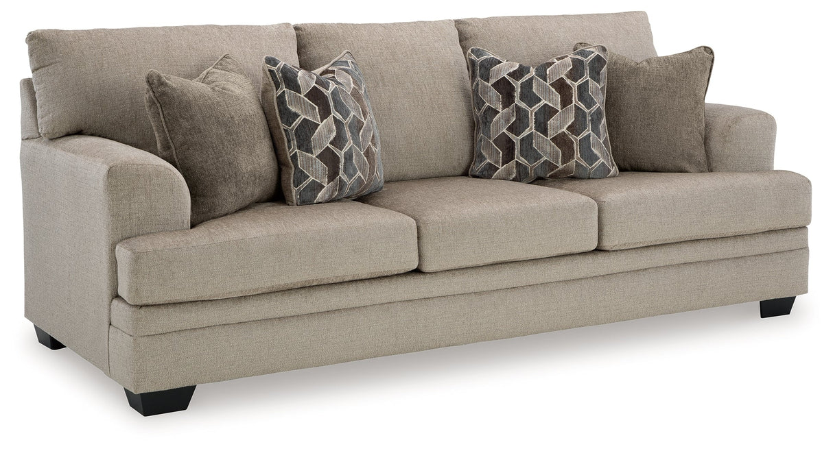 Stonemeade Taupe Sofa by Ashley at Eve Furniture