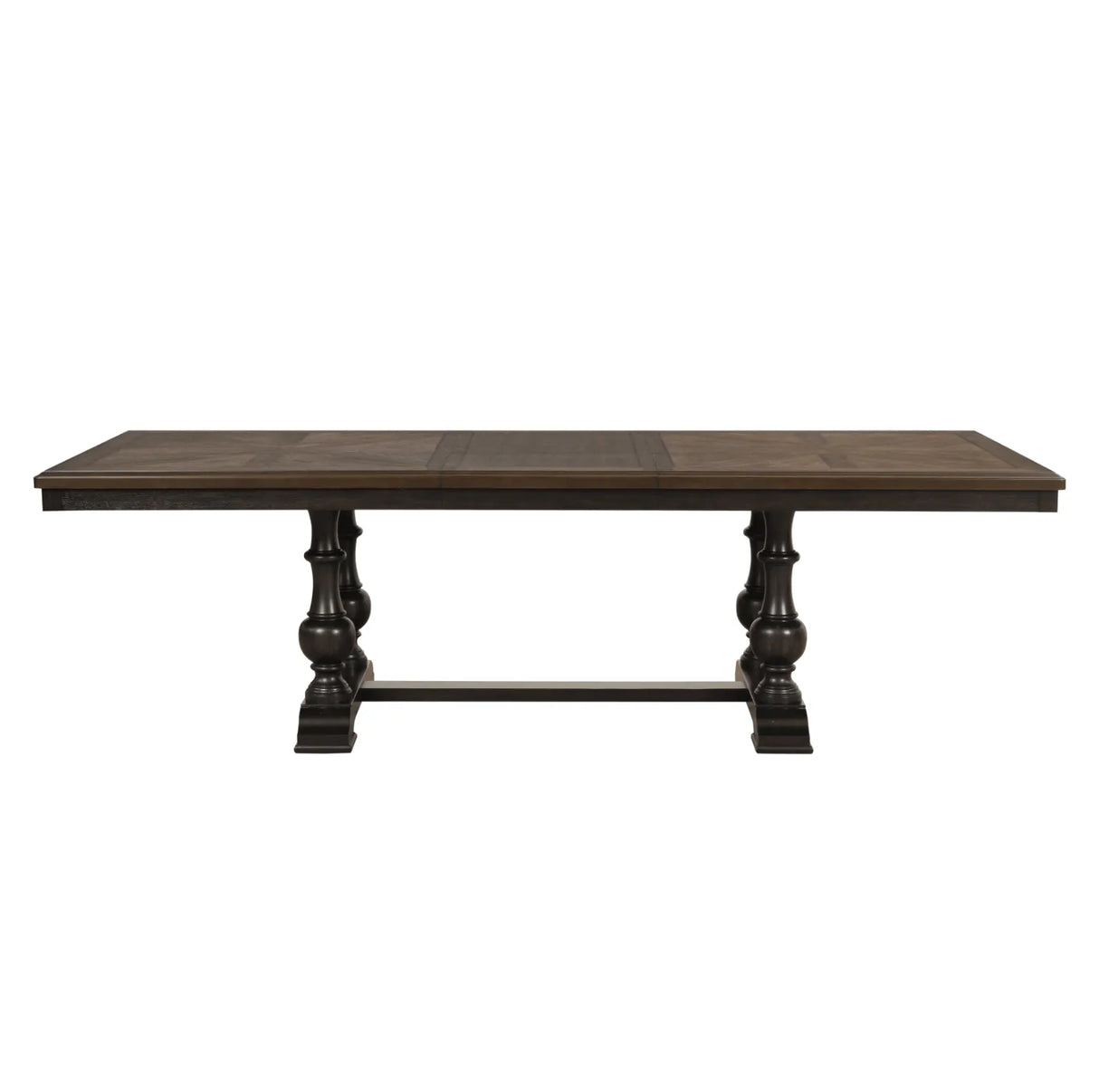 Stonington Brown Extendable Dining Table by Homelegance at Eve Furniture