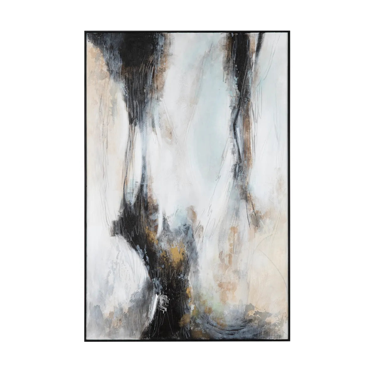 Stormy Days Black/Natural Canvas by Crestview at Eve Furniture