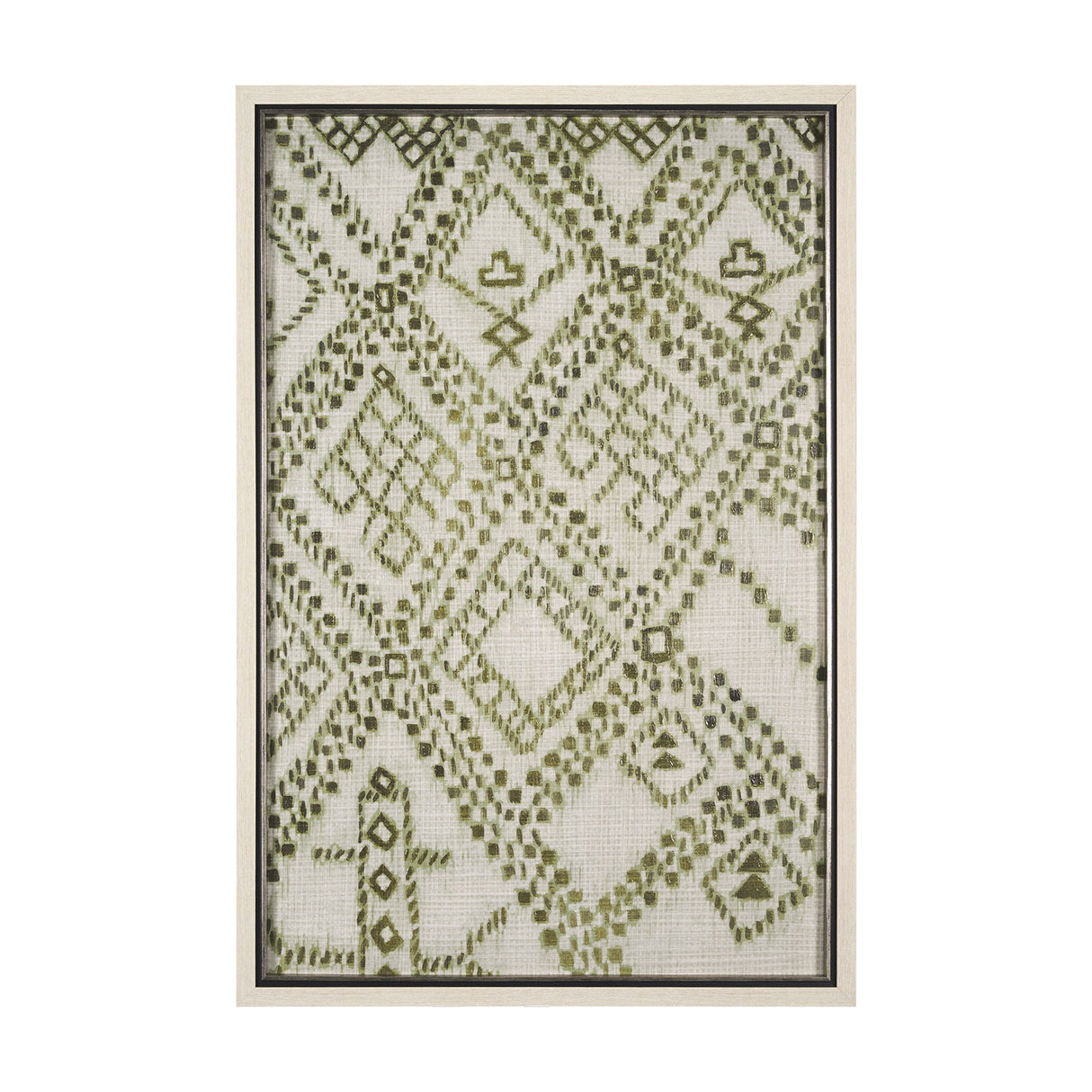 Story Teller I Olive by Mercana Studio a Hand Embelished Textured Framed Art Print by Mercana at Eve Furniture