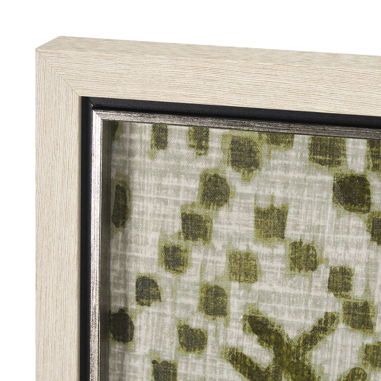 Story Teller II Olive by Mercana Studio a Hand Embelished Textured Framed Art Print by Mercana at Eve Furniture