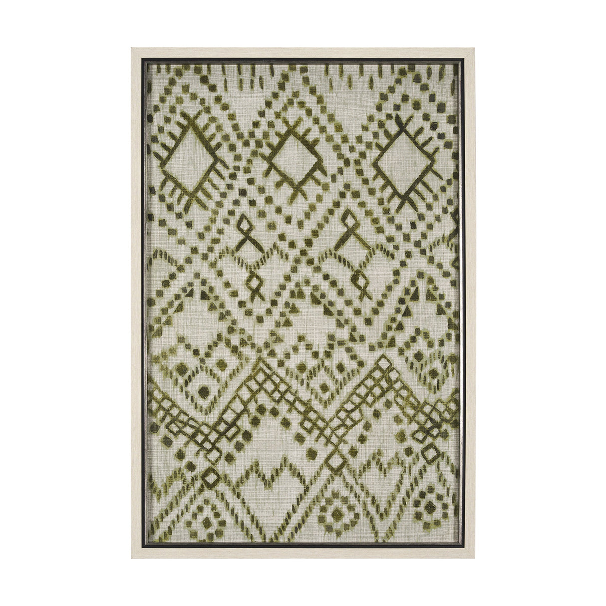 Story Teller II Olive by Mercana Studio a Hand Embelished Textured Framed Art Print by Mercana at Eve Furniture