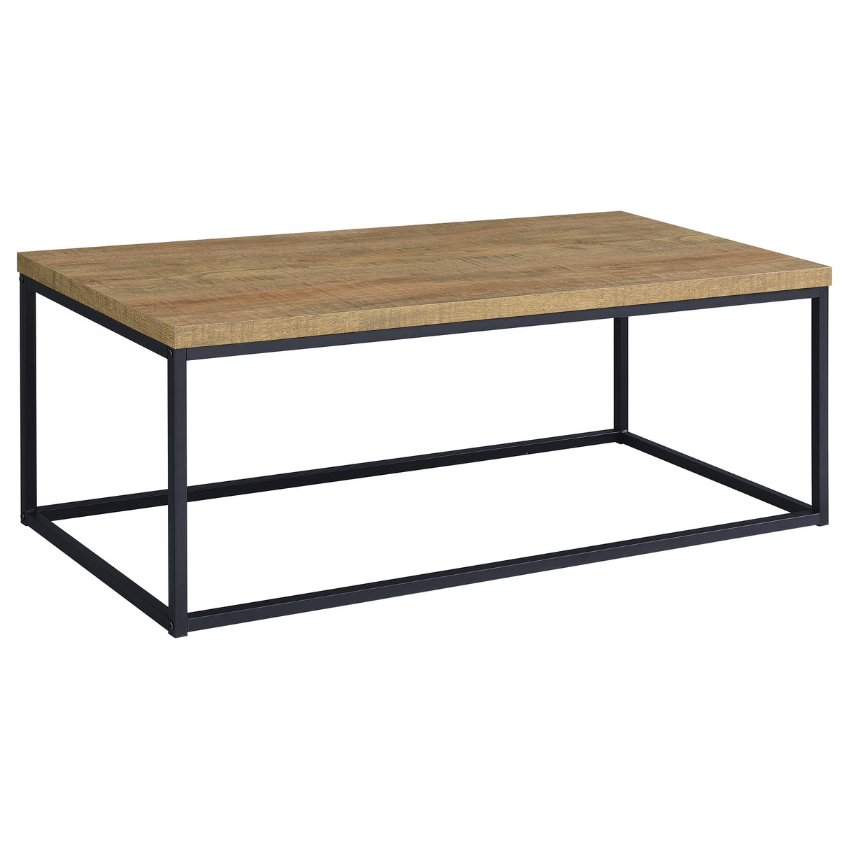 Straden Mango and Black 3-piece Engineered Wood Coffee Table Set by Coaster at Eve Furniture