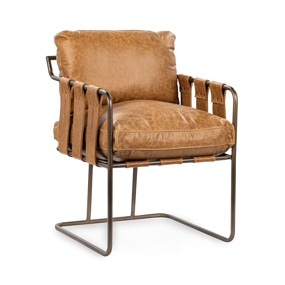 Strapling Sedona Brown Dining Chair by Classic Home at Eve Furniture
