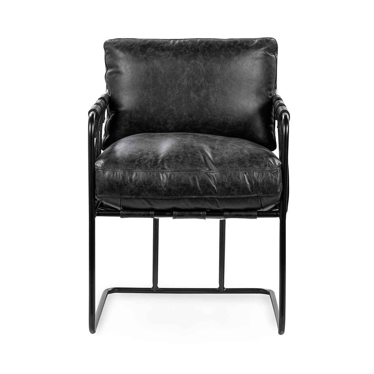 Strapling Onyx Black Dining Chair by Classic Home at Eve Furniture