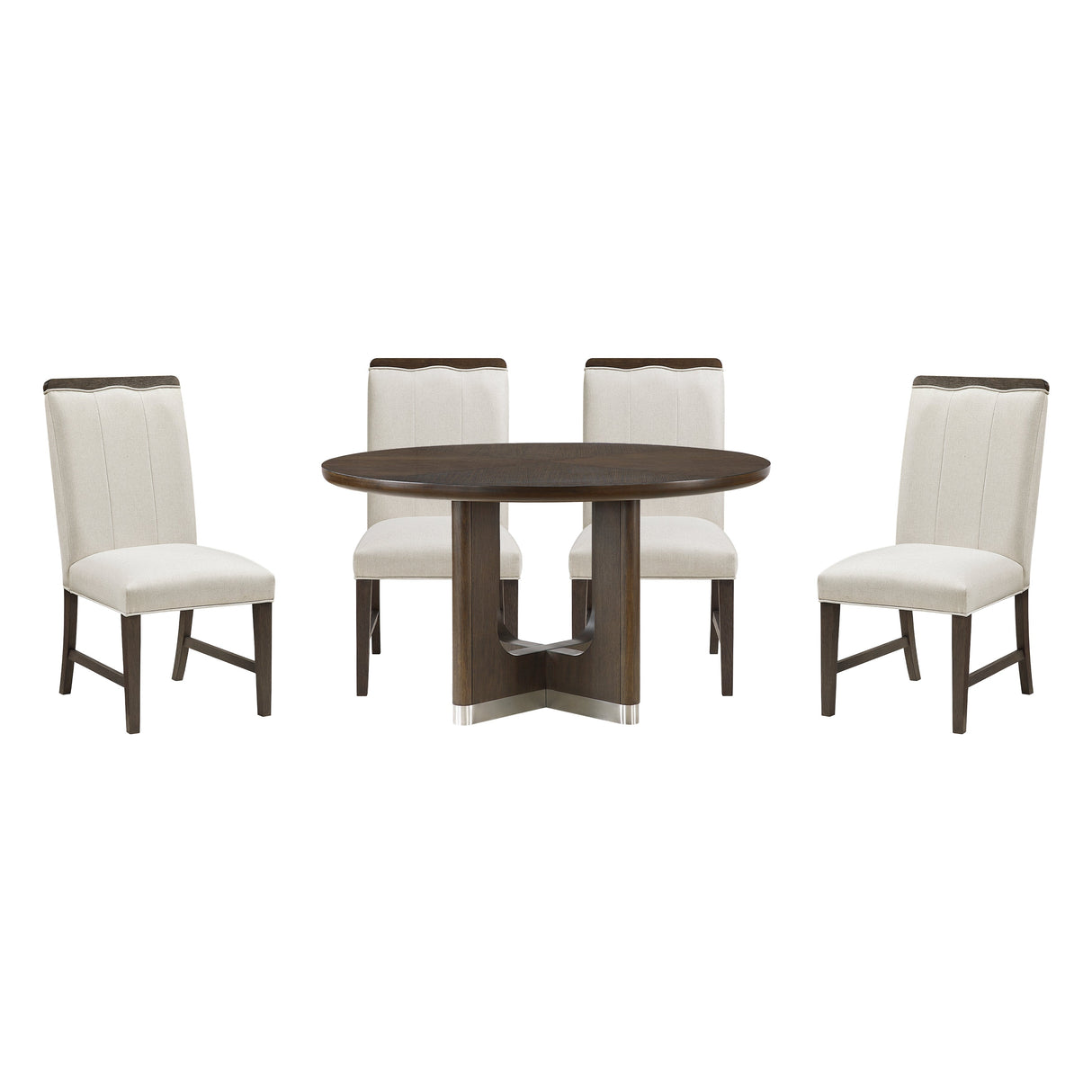 Strata Brown Dining Side Chair, Set of 2 by Homelegance at Eve Furniture