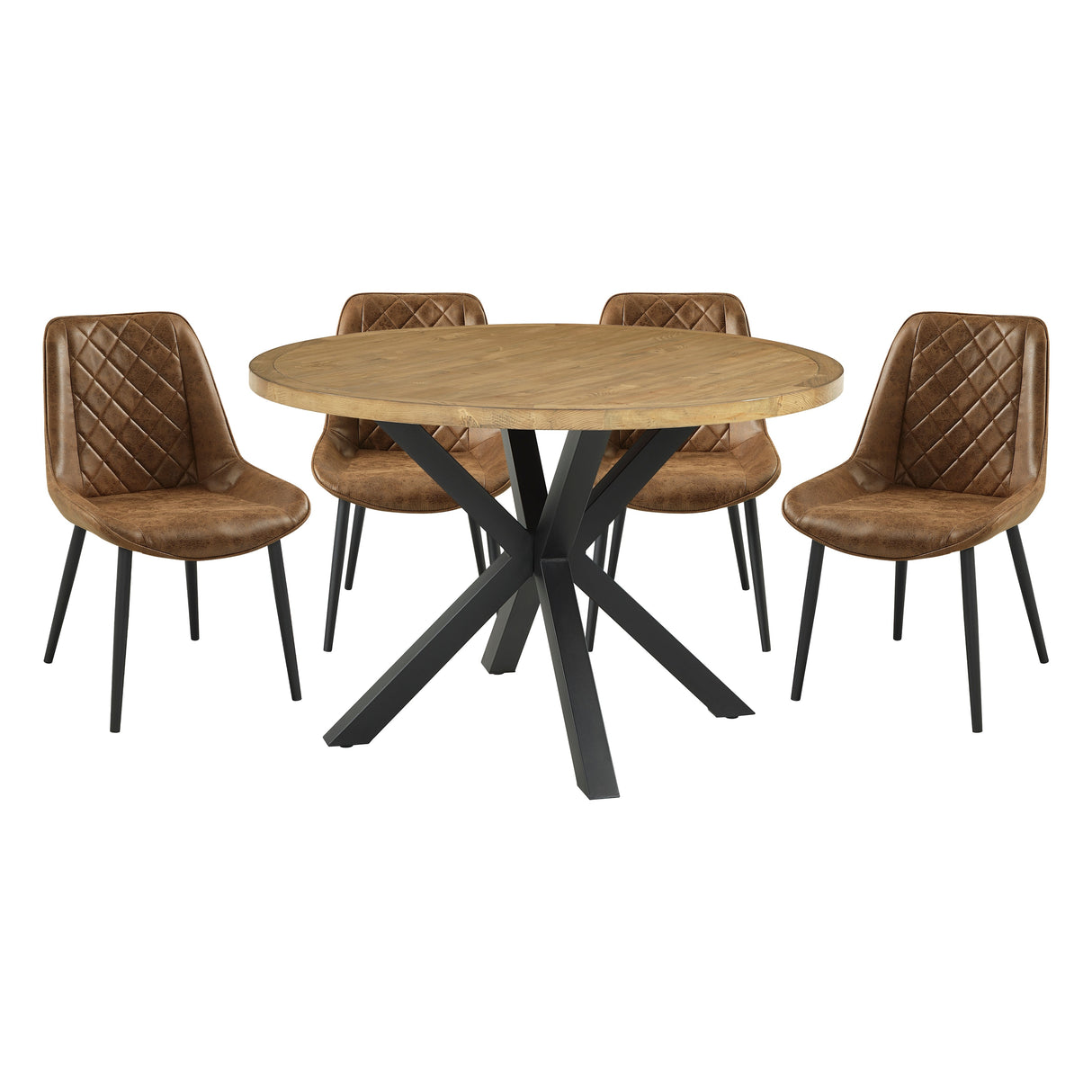 Strata Brown Dining Side Chair, Set of 2 by Homelegance at Eve Furniture