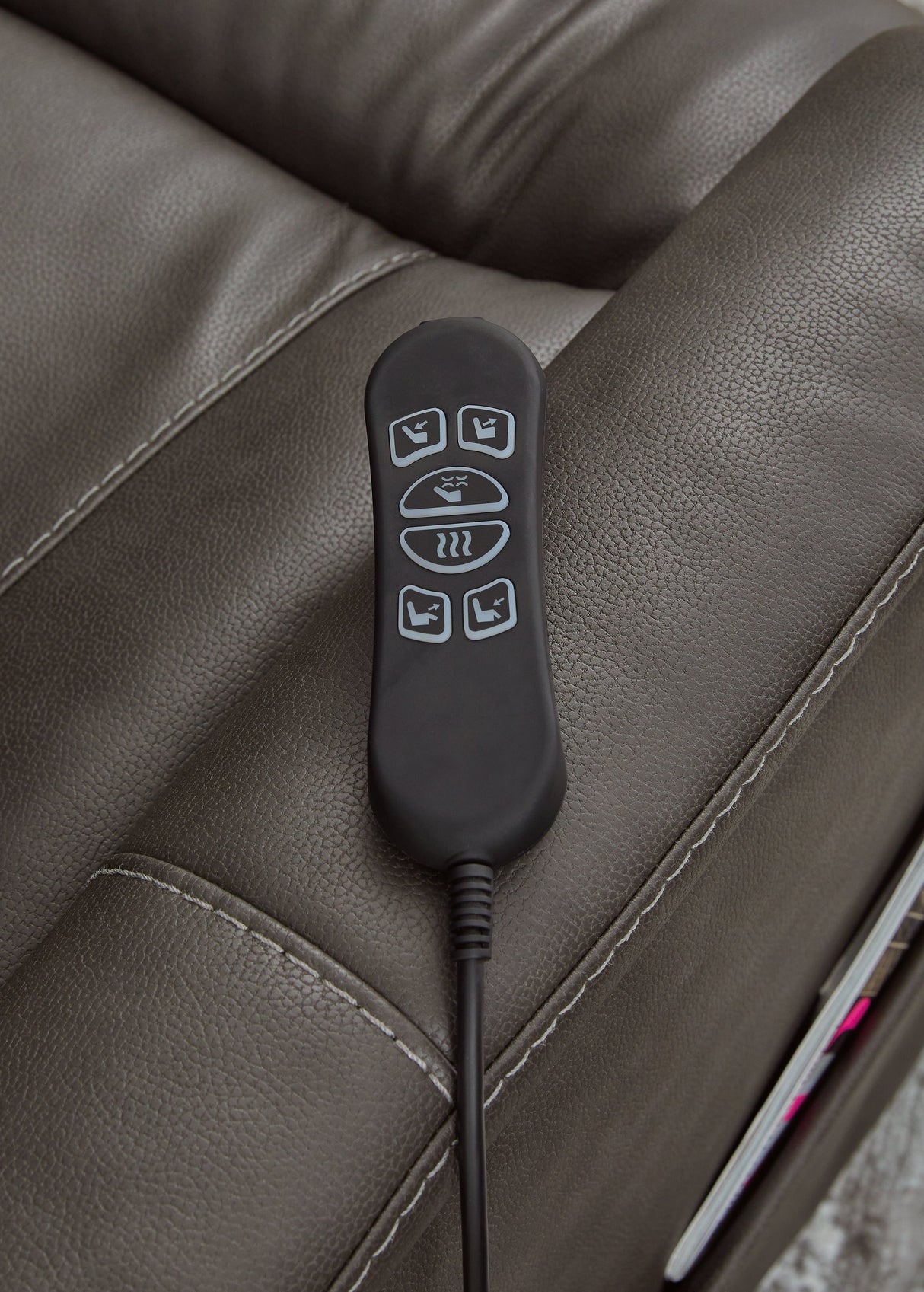 Strawbill Shadow Power Lift Recliner by Ashley at Eve Furniture