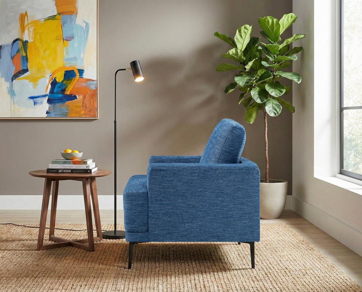 Stride Blue 2-Piece Living Room Set by Homelegance at Eve Furniture