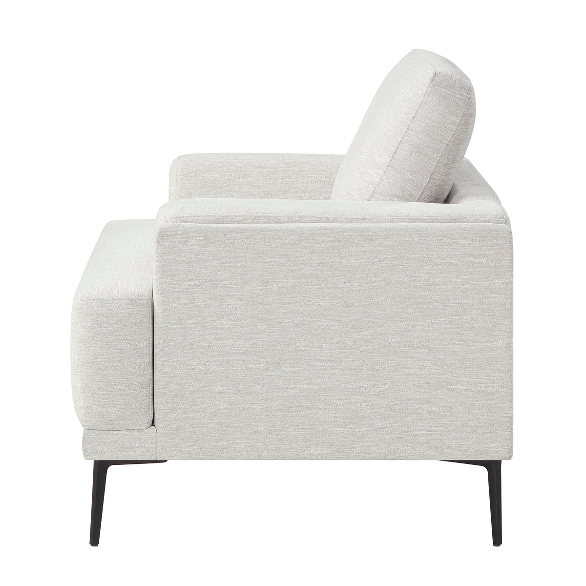 Stride Taupe Chenille Chair by Homelegance at Eve Furniture