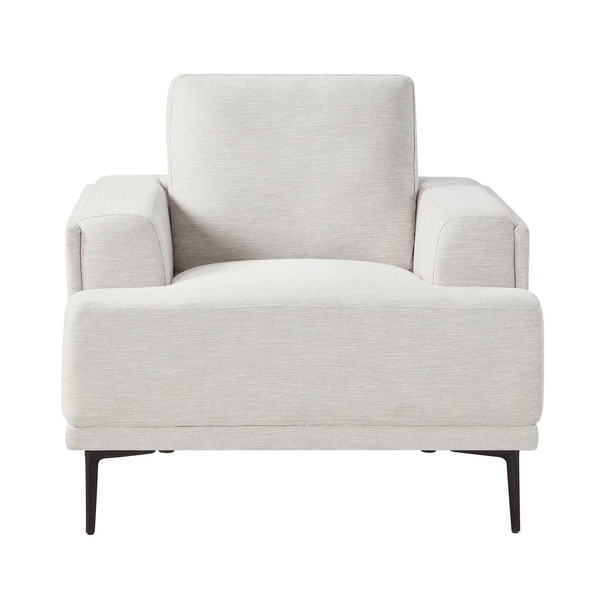 Stride Taupe Chenille Chair by Homelegance at Eve Furniture