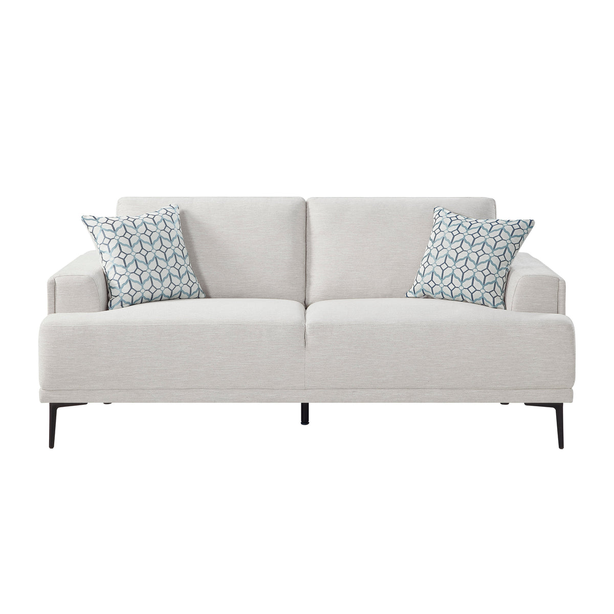 Stride Taupe Chenille Sofa by Homelegance at Eve Furniture