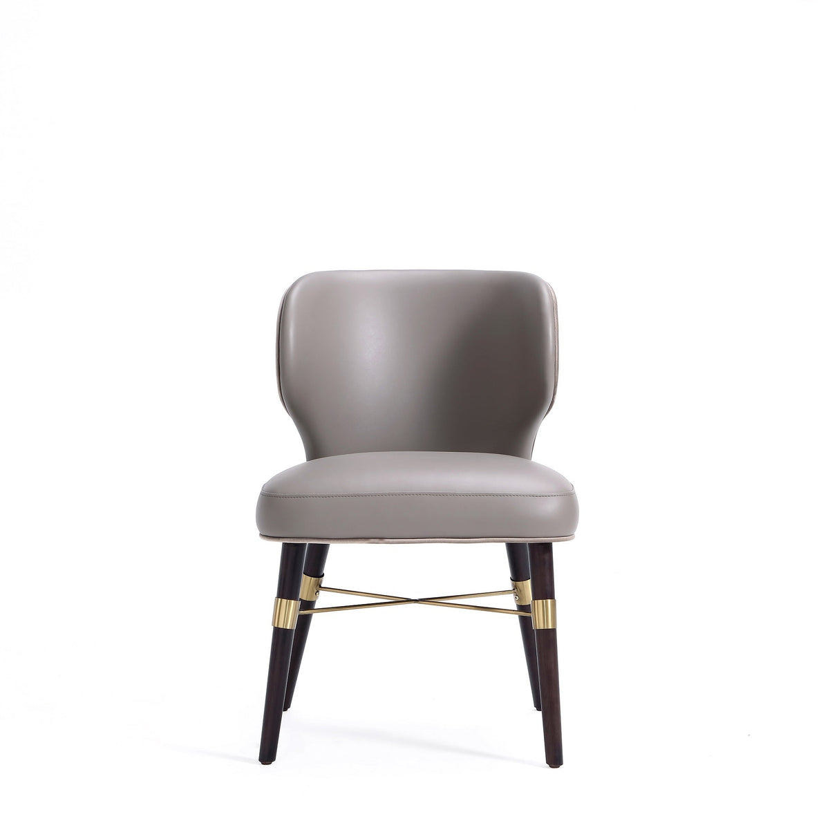 Strine Dining Chair in Dark Taupe (set of 2) by Manhattan Comfort at Eve Furniture
