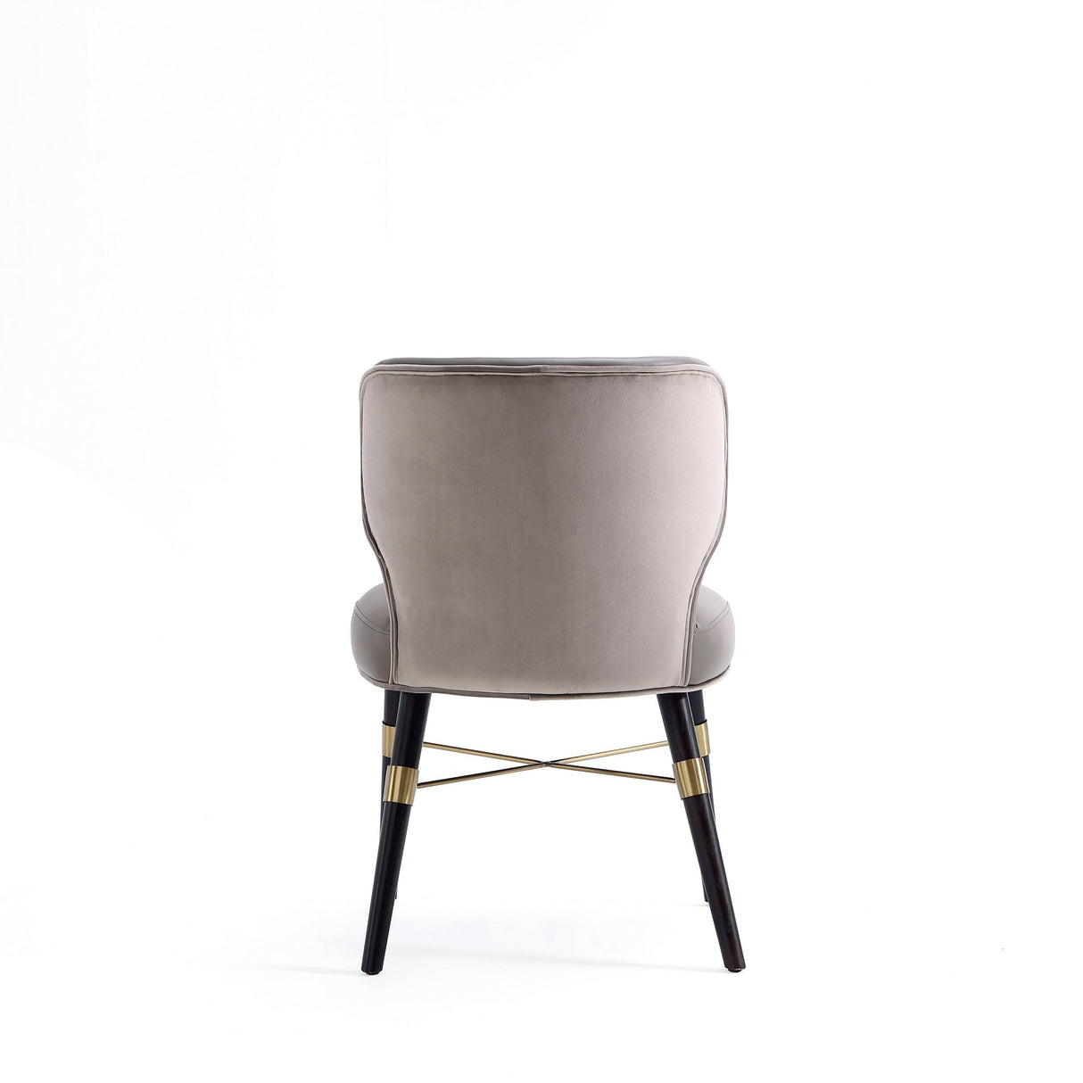 Strine Dining Chair in Dark Taupe (set of 2) by Manhattan Comfort at Eve Furniture