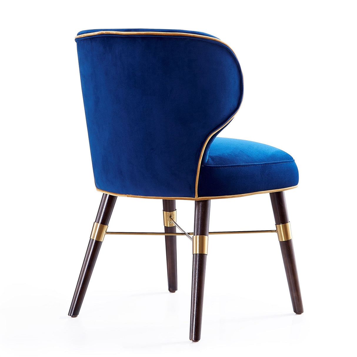 Strine Dining Chair in Royal Blue (set of 2) by Manhattan Comfort at Eve Furniture