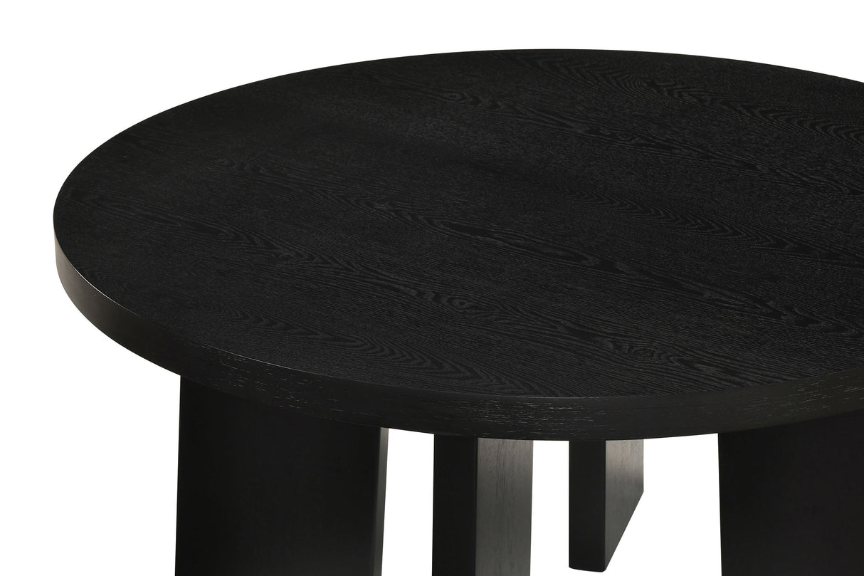 Strouse Black Coffee Table by Coaster at Eve Furniture