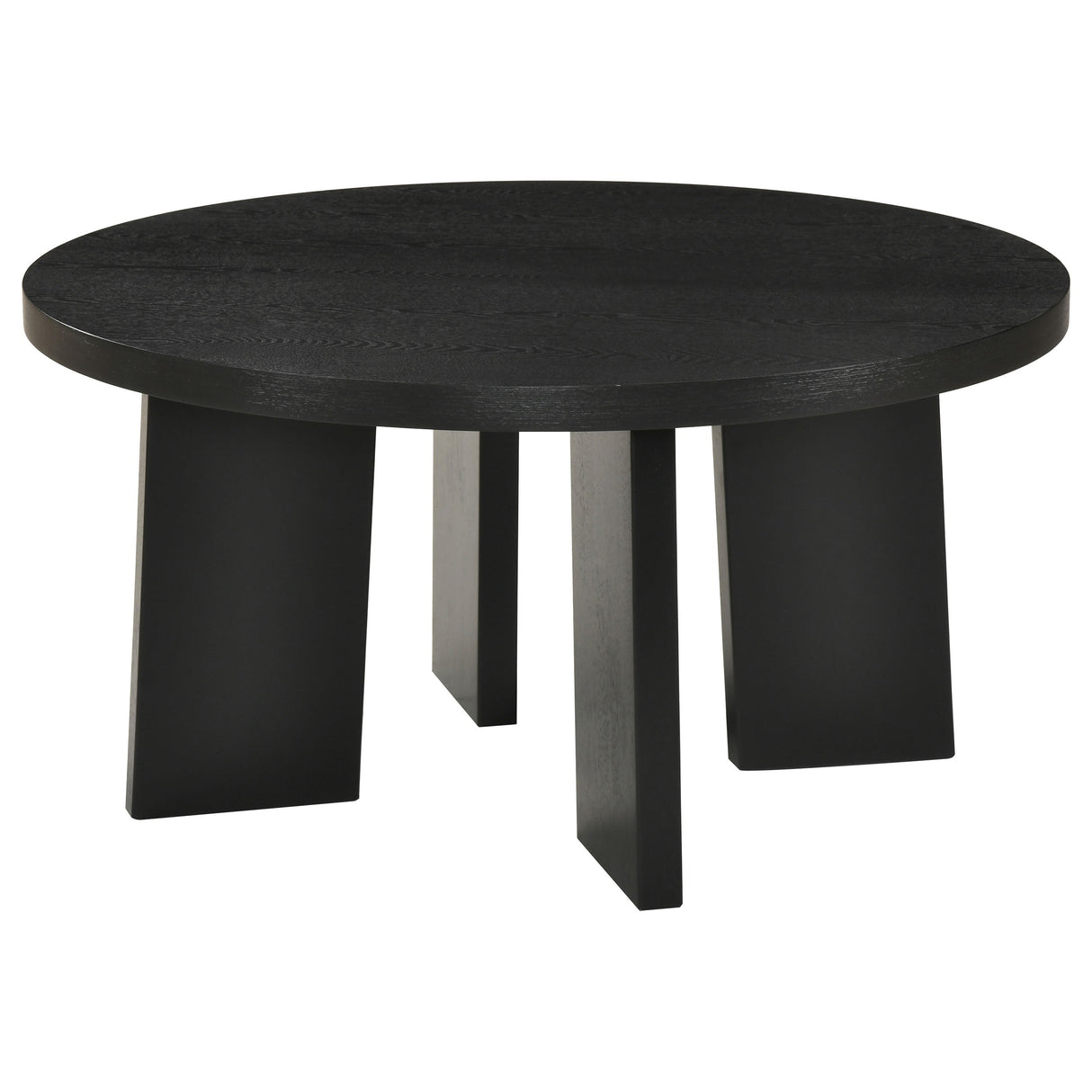Strouse Black Coffee Table by Coaster at Eve Furniture