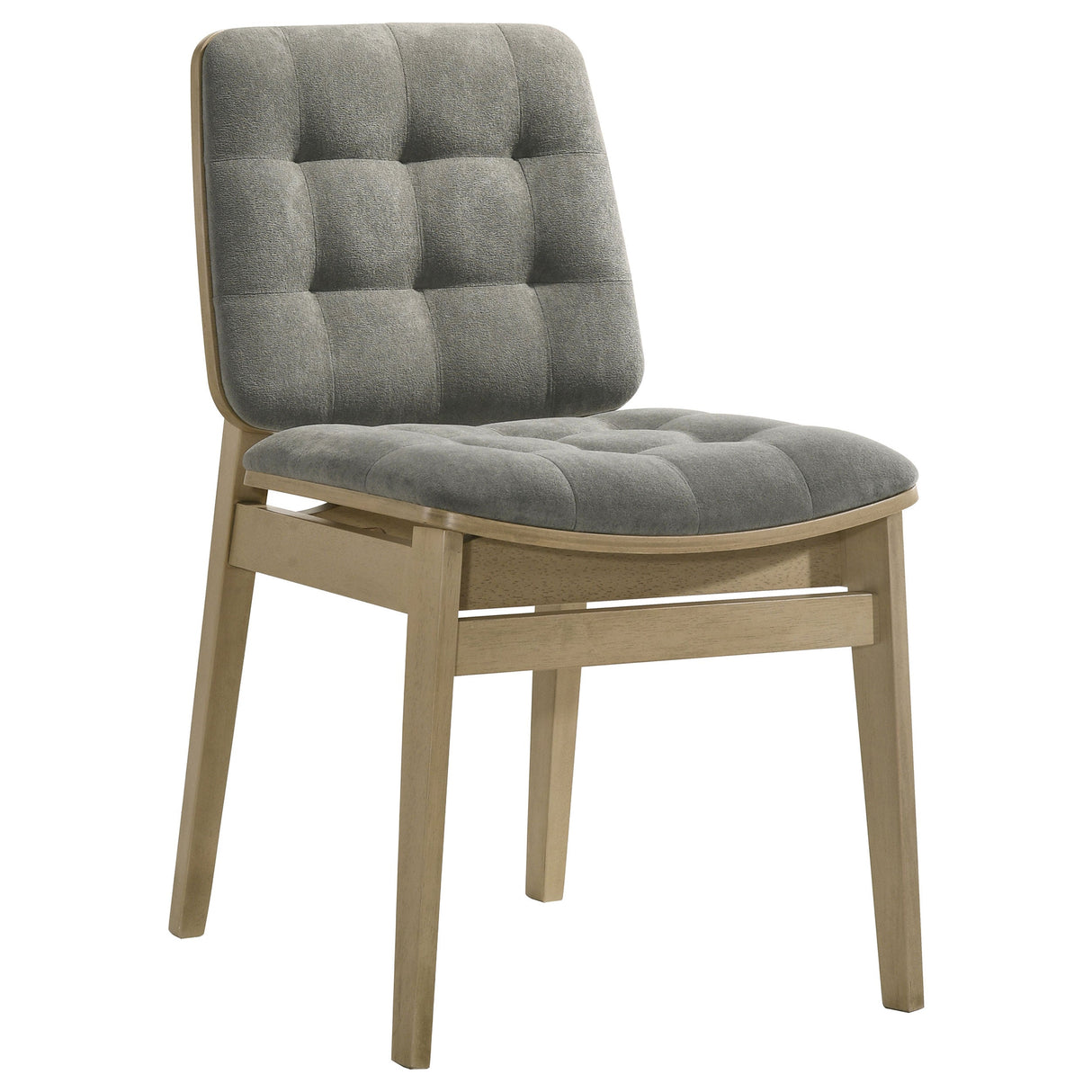Strouse Grey/Natural Oak 5-piece Dining Set by Coaster at Eve Furniture