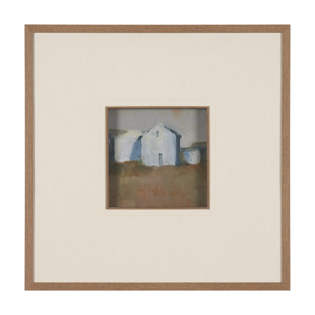 Structured View I by Mercana Studio a Hand Embellished Framed Art Print Matted under Glass by Mercana at Eve Furniture