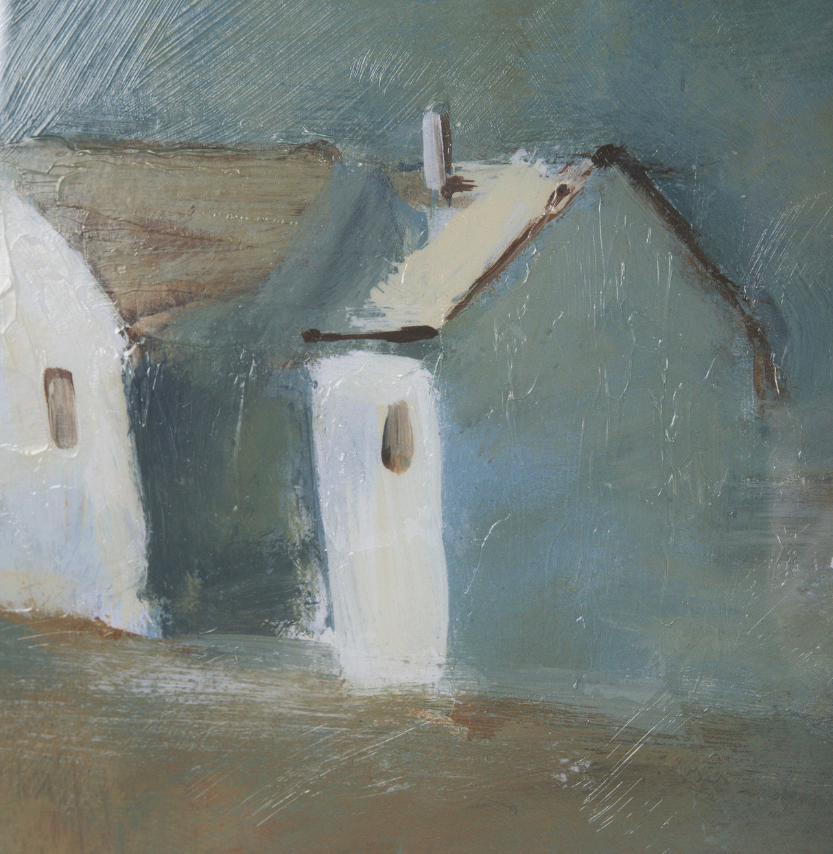 Structured View II by Mercana Studio a Hand Embellished Framed Art Print Matted under Glass by Mercana at Eve Furniture