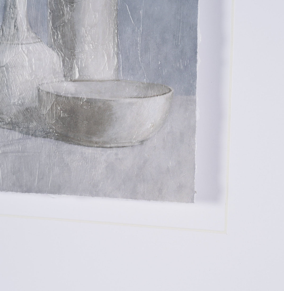 Studies in White and Ash: Study IV by Mercana Studio Textured Framed Artwork Matted under Glass by Mercana at Eve Furniture