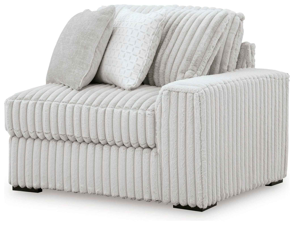 Stupendous Alloy 3-Piece Sectional Sofa by Ashley at Eve Furniture