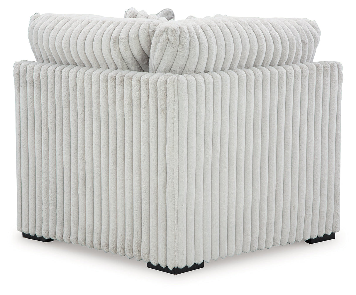 Stupendous Alloy 4-Piece Sectional with Ottoman by Ashley at Eve Furniture