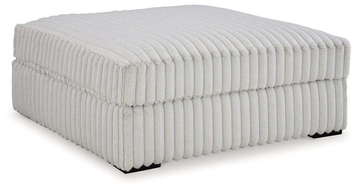 Stupendous Alloy Oversized Accent Ottoman by Ashley at Eve Furniture