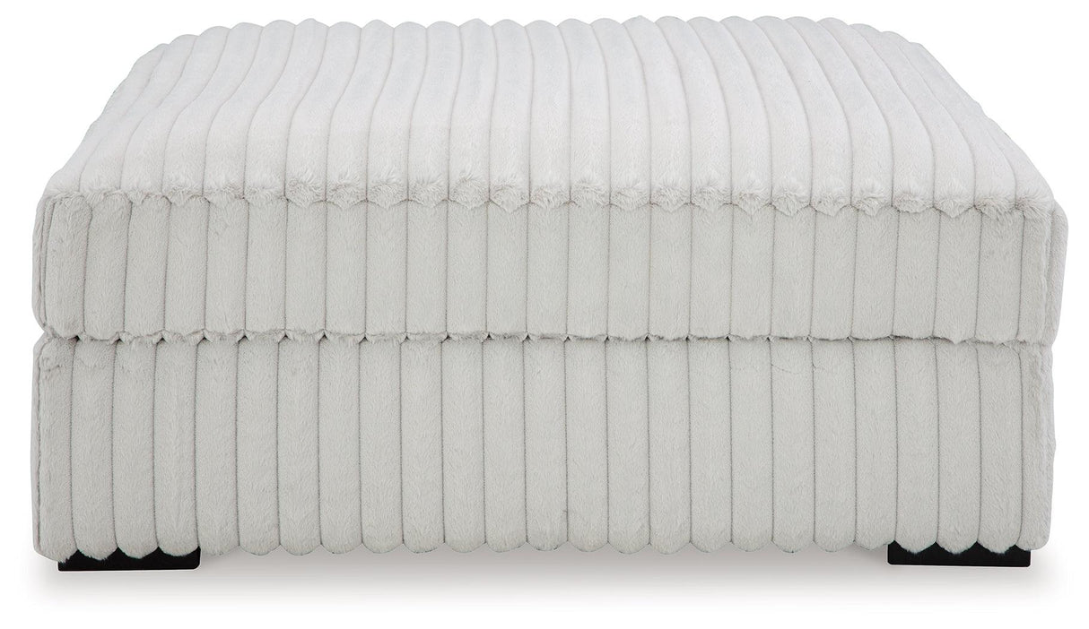 Stupendous Alloy Oversized Accent Ottoman by Ashley at Eve Furniture