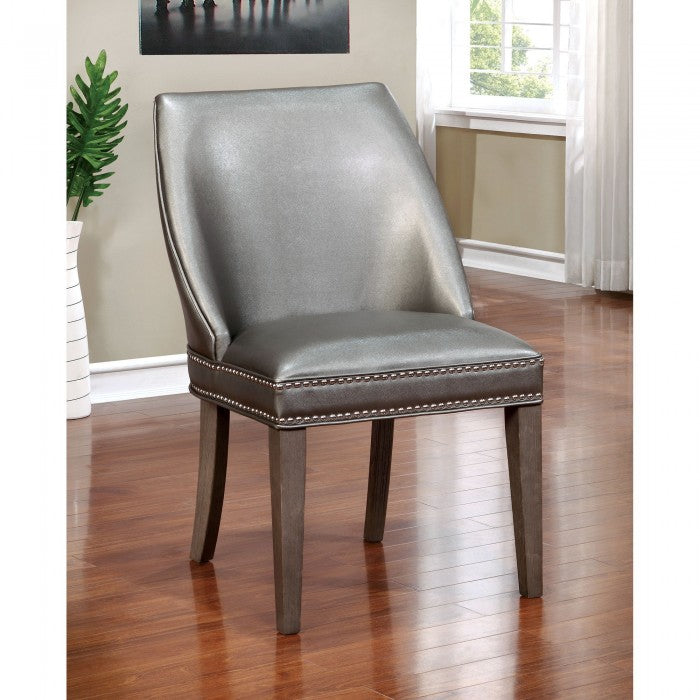 Sturgis Dark Gray Arm chair Set of 2