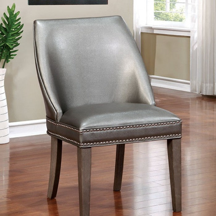 Sturgis Dark Gray Arm chair Set of 2