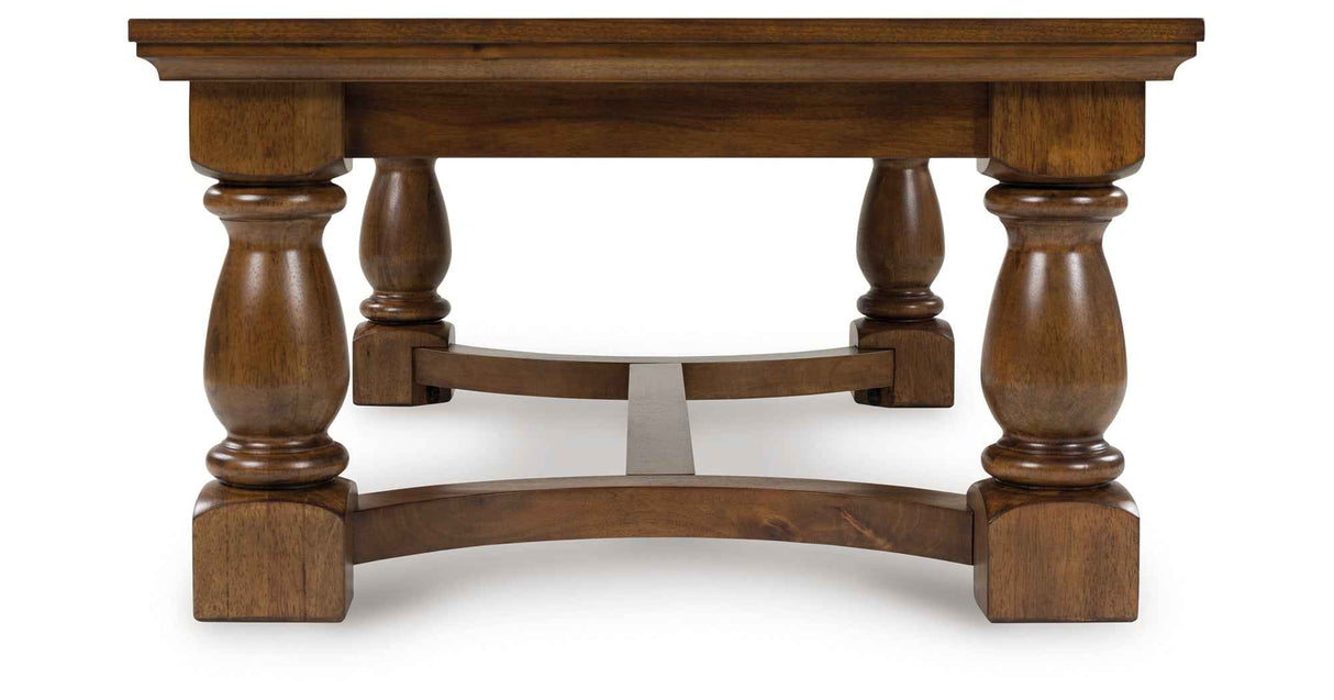 Sturlayne Brown Coffee Table and 2 End Tables by Ashley at Eve Furniture
