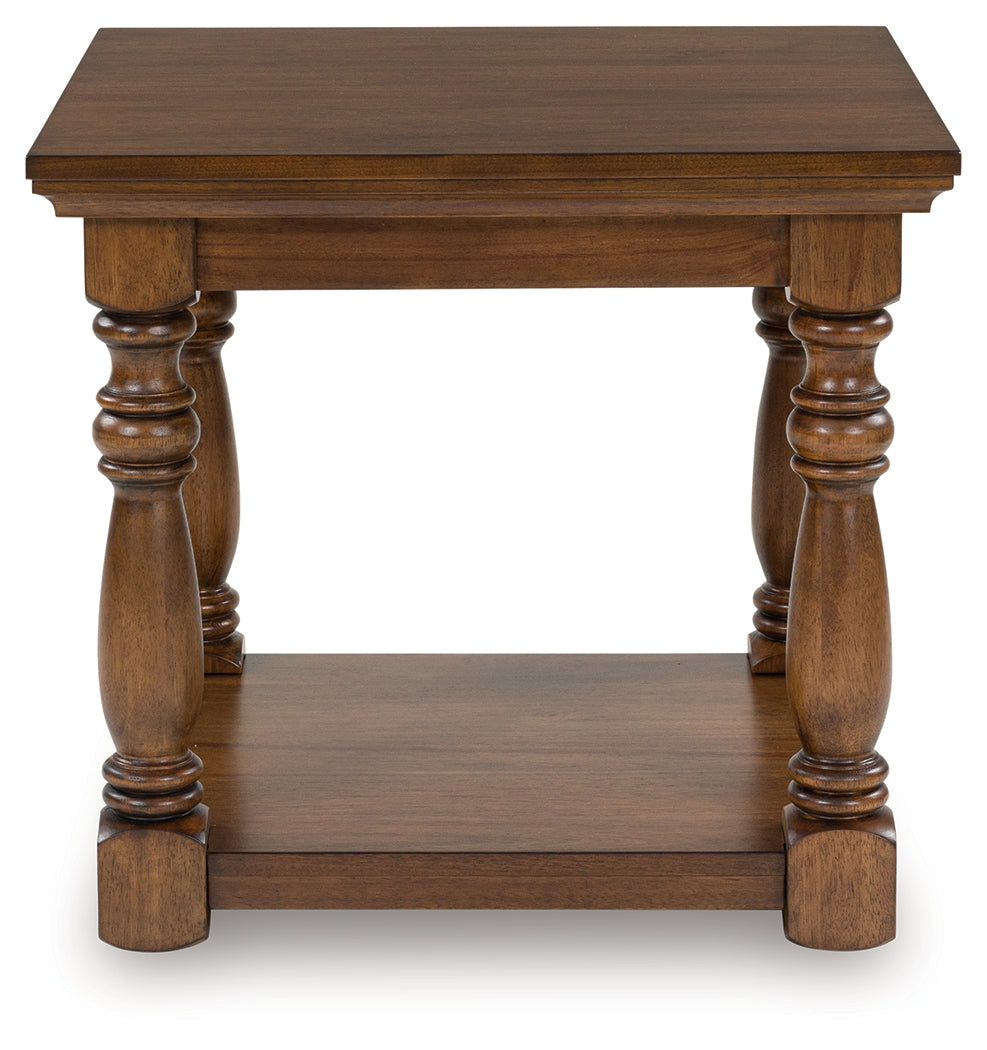 Sturlayne Brown End Table by Ashley at Eve Furniture