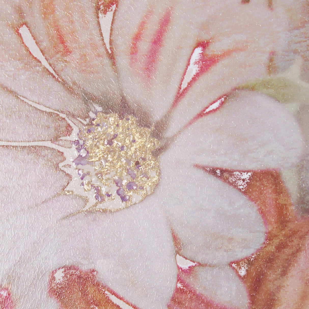 Subtle Florals I by Mercana Studio a Hand Embelished Textured Framed Art Print Matted under Glass by Mercana at Eve Furniture